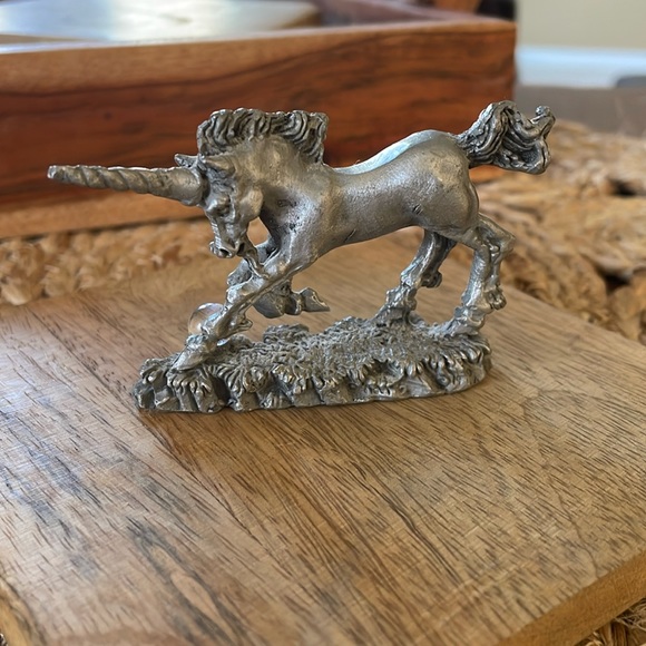 Spoontiques | Accents | Vintage Pewter Unicorn Spoontiques | Poshmark